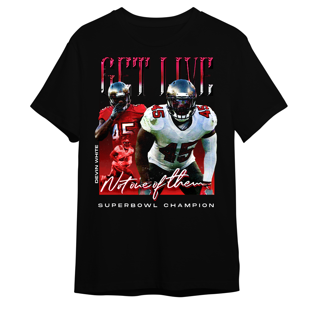 Vintage Get Live Mens Shirt - Devin White Shop