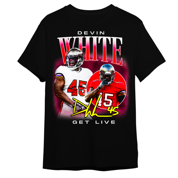 Signature Devin Get Live 45 Kids Shirt - Devin White Shop