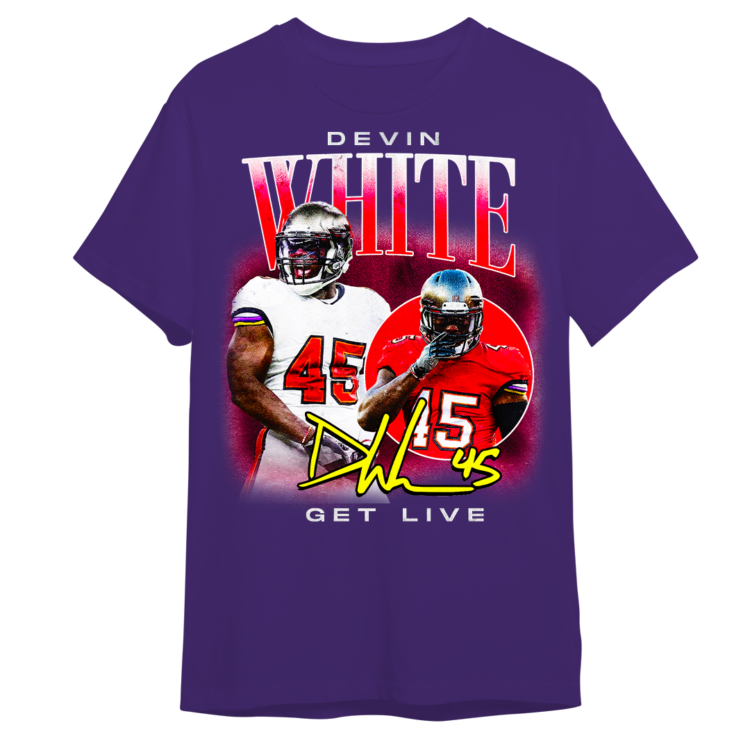 Signature Devin Get Live 45 Mens Shirt - Devin White Shop