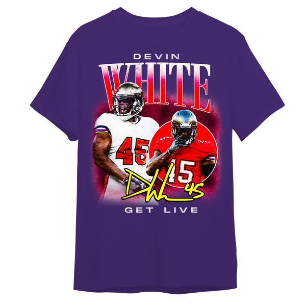 Official 45 Devin white get live T-shirt, hoodie, sweater, long sleeve and  tank top