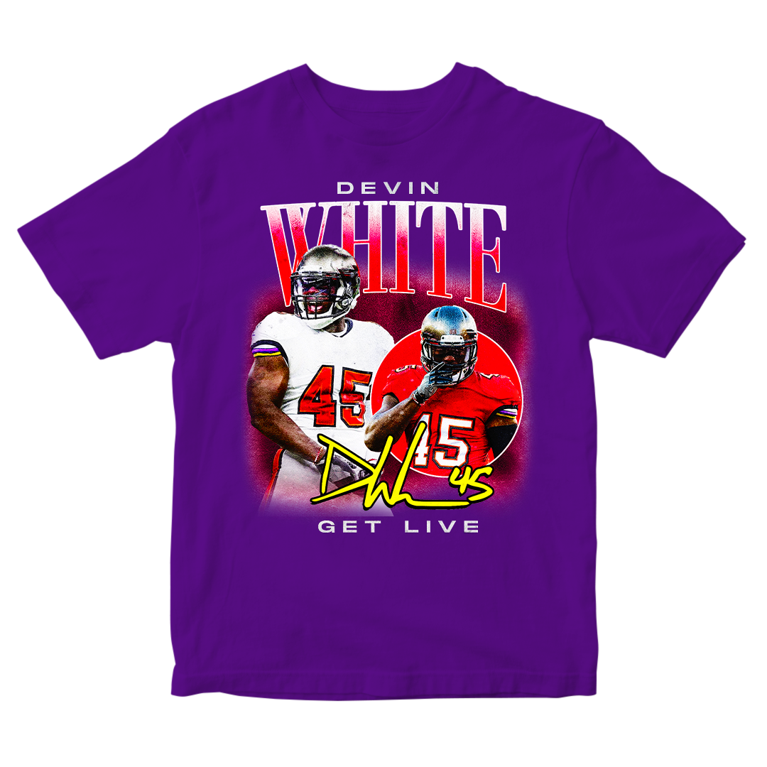 Signature Devin Get Live 45 Kids Shirt - Devin White Shop