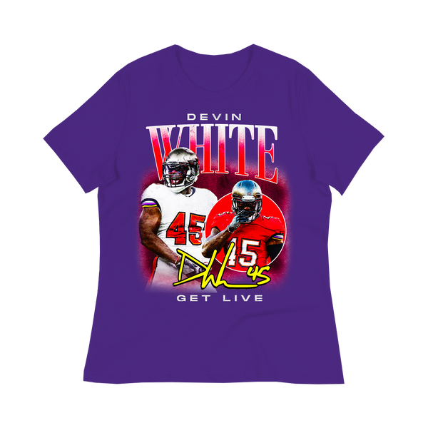 Devin White Tampa Bay Buccaneers Get Live 45 Player Graphic TShirt