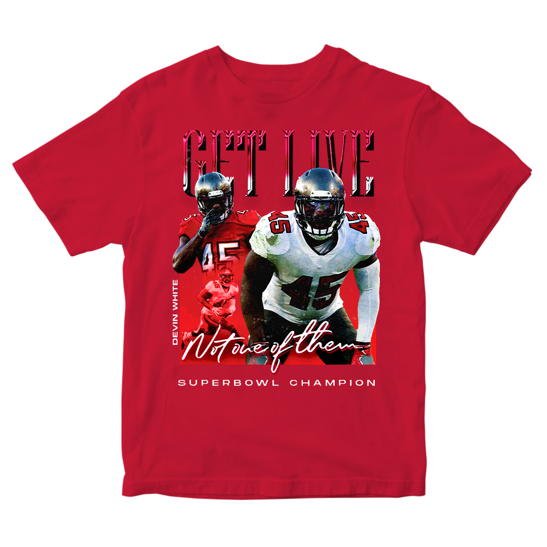 Signature Devin Get Live 45 Kids Shirt - Devin White Shop