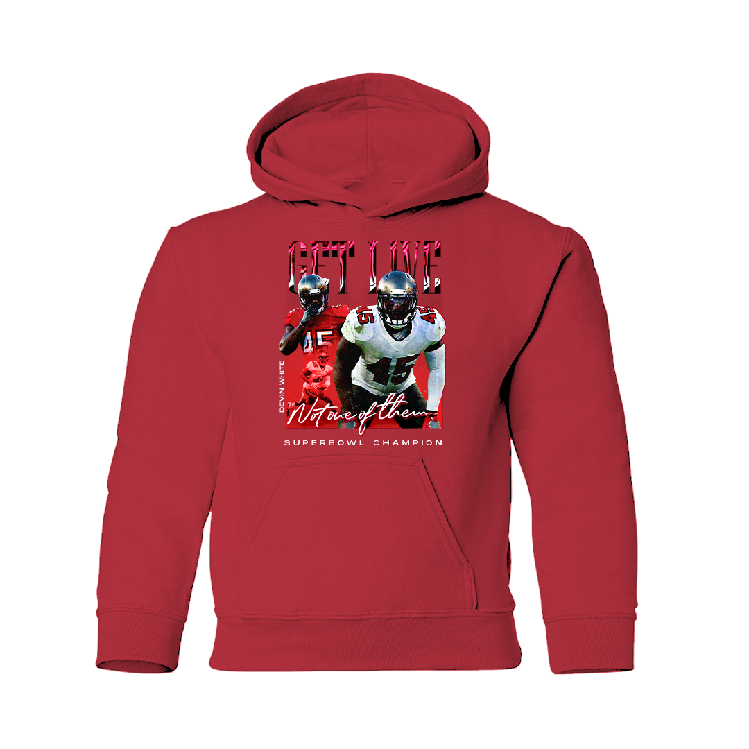 Kids red champion discount hoodie